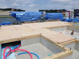 床合板張り状況