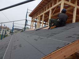 ルーフィング張り状況