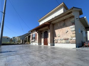 土間（スタンプコンクリート）