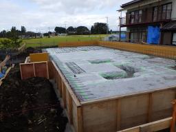 防湿シート完了