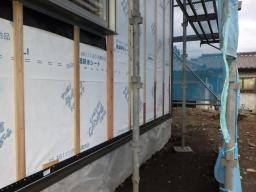 防湿シート設置完了