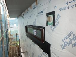 防湿シート張り