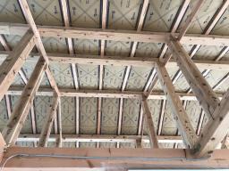 吹付前屋根通気