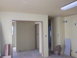 ボ－ド張り状況