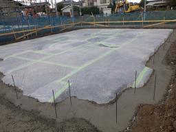 防湿シ－ト完了