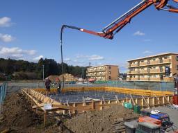 コンクリート打設状況