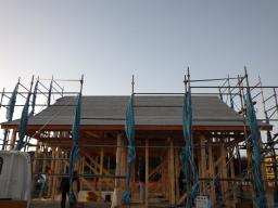 防水シ－ト完了