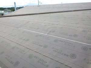 ルーフィング張り状況