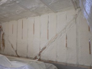 断熱吹付工事完了