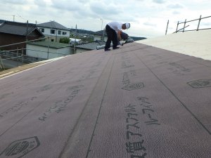 ルーフィング張り状況