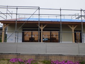 防湿シート張り状況