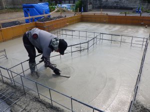 コンクリート打設状況