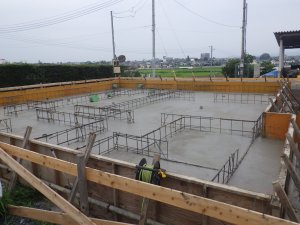 コンクリート打設状況
