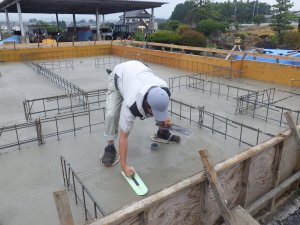 コンクリート打設状況