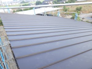 屋根葺き完了